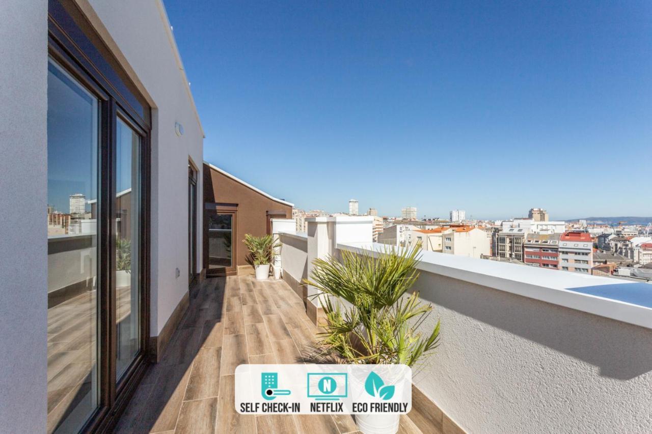 Indigo Rooftop A Coruña Buitenkant foto