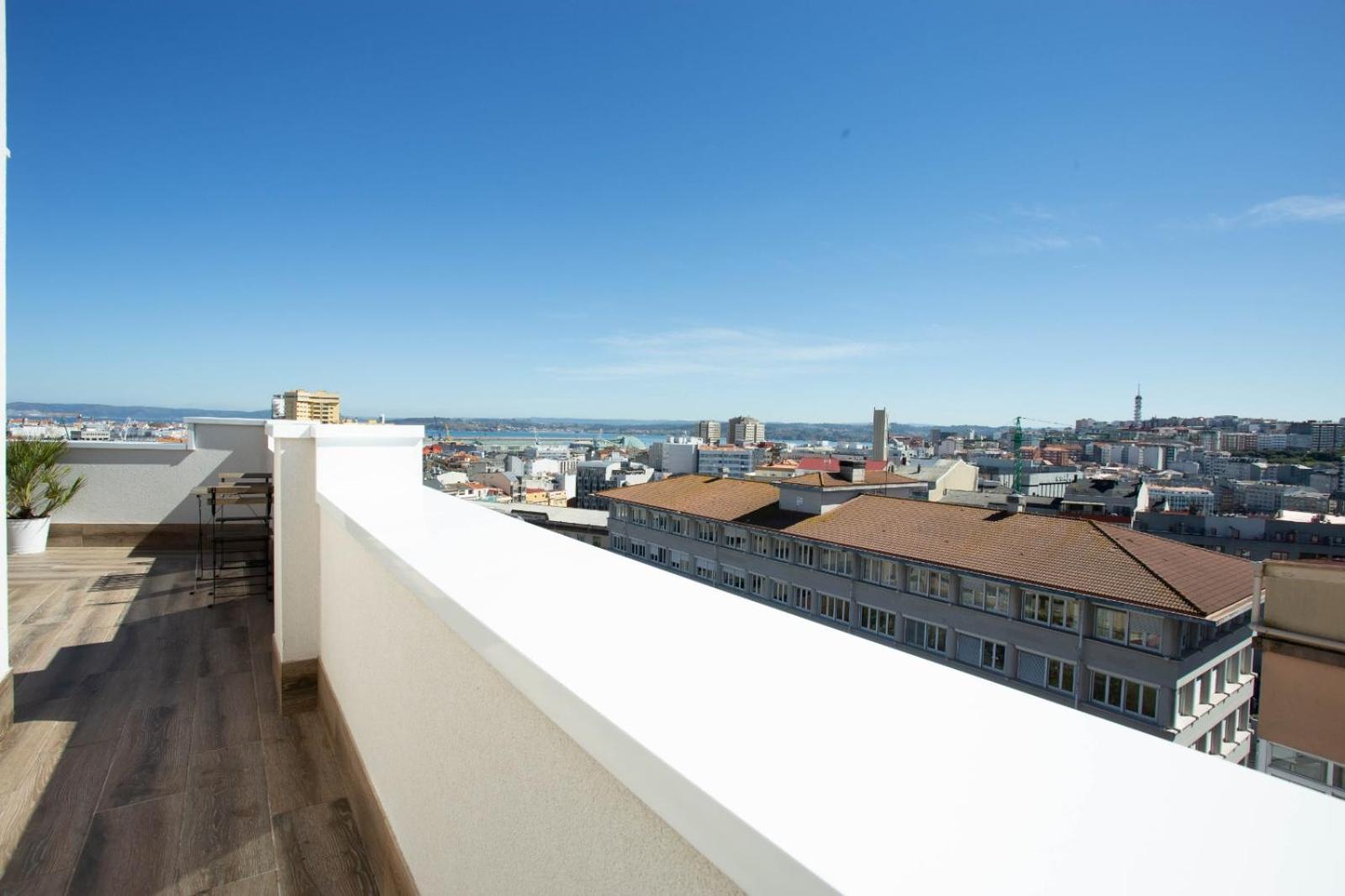 Indigo Rooftop A Coruña Buitenkant foto